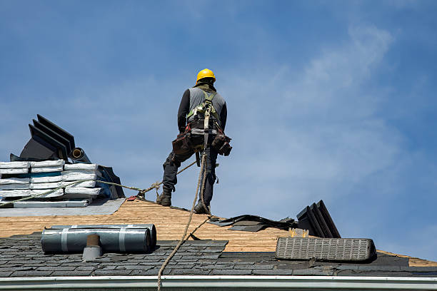 Professional Roofing technician working in Arden, NY